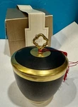 L'objet Black Porcelain Gold Bowl Candle Holder Vetiver Orient New Box!. Fixed Price $140.00.