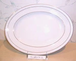New Noritake Lockleigh Set - 14" Platter, Sugar & Creamer Round Vegetable Bowl. Fixed Price $100.00.