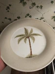 Noritake Safari Cream Salad Plate Palm Tree. Fixed Price $12.00.