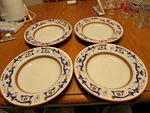 Dudson Hacienda Set Of 4 Pasta Bowls ..discontinued..made England. Fixed Price $79.99.