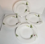 Set Of Mikasa Optima Y4109 Classic Calla 1/4" Rim Soup Bowls Strong China. Fixed Price $29.99.