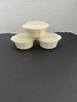 3 Vtg Anchor Hocking Ramekin Bowls Freeze Heat & Serve 8 Oz 1 #579 Microwave. Fixed Price $16.99.