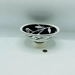 2 Fitz & Floyd Bristol Footed Bowls Blue White. Fixed Price $28.50.