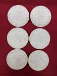 Juliska Jardins Du Monde Canape Plates, Set Of 6 New!!!!!. Fixed Price $116.99.