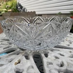 Bohemia Crystal Fruit Bowl Czech Republic 8.5. Fixed Price $75.00.