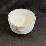 Corelle Single Green Band Set Of 11 Soup Bowls 6" (5). Fixed Price $35.00.