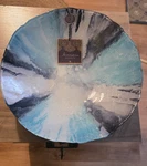 Artistic Accents 12.5" Blue Hand Decorated Glass Bowl Decorative Turkey. Fixed Price $27.99.