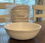 Pottery Barn Cabana Outdoor Melamine Cereal Bowls SET/8 Stone Summer Nwob. Fixed Price $18.00.