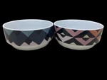Sarah Campbell Magpie Geometric Bowls- Set Of 2. Fixed Price $17.00.