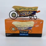 Pfaltzgraff Villa Della Luna Wheelbarrow Serving Bowl Stand New Never Used. Fixed Price $99.00.