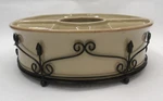 New Southern Living At Home Montcrest Section Container 41031 Centerpiece Server. Fixed Price $34.95.