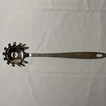 Crate & Barrel Pasta Server Spoon Stainless Steel 13 Long Handle 18/10. Fixed Price $15.16.