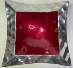 Julia Knight Pagoda Bowl Classic Pomegranate Hammered. Fixed Price $16.00.