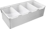 48025 Stainless Steel Condiment Dispenser With Compartme. Fixed Price $59.99.