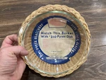 New Vtg Pyrex Bowl #210 Dish With L. Skalny Basket Wicker Vintage Usa Hong Kong. Fixed Price $24.64.