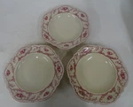 Rosenthal China Germany 2636 Continental Pink Flower Scroll Lot 9 1/2" Bowls. Fixed Price $59.99.