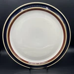 Vintage Imperial Mikasa Stoneware MW150 Blue Japan Dinner Plates Ott. Fixed Price $27.20.