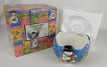 Sango Sweet Shoppe Christmas Snowman Bowl Center Piece By Sue Zipkin. Fixed Price $19.99.