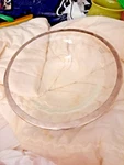 Silver Rimed Glass Bowl Germany 10 Strawberry Street Hammered. Fixed Price $60.99.