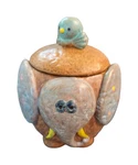 Japan Seymour Mann Elephan Bird Rice Bowl Dessert Salad Sides Candy Cont W/lid. Fixed Price $30.00.