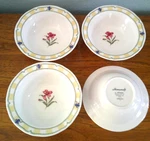 4 Noritake Summer Estate 9212 Cereal Bowls Flower Homecraft. Fixed Price $34.99.