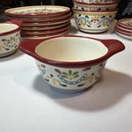 Bobby Flay Sevilla Stoneware 8 Oz Lugged Casserole Bowl Ramekin Handles 5.5". Fixed Price $10.00.