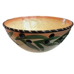 Vtg Clay Art Oliva Rustica Hand Painted 13" X 6 Pasta Serving Bowl Stone Lite. Fixed Price $29.99.