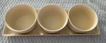 Harry & David Platter And Condiment/dip Bowls Chips Queso, Fruit Dips, Etc.. Fixed Price $21.95.
