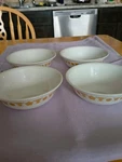 Corelle Corningware Butterfly Gold Soup/ Cereal Bowls Set Of 4 6.25 Inch. Fixed Price $15.95.