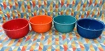 New Mixed Bright Color Set 4 Fiesta Ware Gusto Bowls 28 Oz Free Shipping. Fixed Price $63.99.
