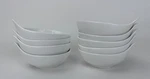 Crate And Barrel Porcelain 9 Mini Round Grip Dishes For Dips, Sauces, Condiments. Fixed Price $18.00.