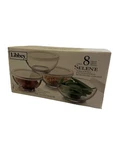 New/libbey 8 Piece Glass Bowl Storage Set. Fixed Price $18.00.