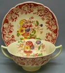 Royal Doulton Pomeroy 7 Piece Cream Soup Set 4 3 Saucers. Fixed Price $200.95.