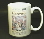 Coffee Mug Tom Brady Patriots Super Bowl 2004 Boston Red Sox World Champions. Fixed Price $24.99.