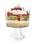 Anchor Hocking Monaco Glass Trifle Bowl, 104 Oz. Fixed Price $46.73.