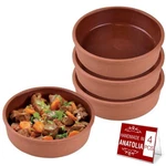 Athens Clay Set Of 4, Terracotta 5.7-INCH Bowls, 14.2 Oz Ancient Pottery. Fixed Price $34.90.