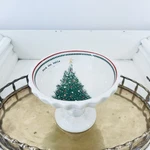 Mud Pie Christmas Tree Pedestal Candy Dish Deck The Halls New. Fixed Price $15.00.