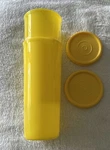 2 Tupperware 16OZ Tumblers In Bright Sunny Yellow Seals New!. Fixed Price $10.00.