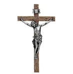 Roman Joseph Studio Antique Silver Crucifix 8.25 Inch 62272. Fixed Price $23.48.