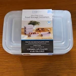 Mainstays Meal Prep Snack Containers Piece Set Hazy Purple 710ML Bpa Free. Fixed Price $8.00.