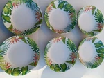 Members Mark Melamine Palm Island 7.5" Dia. Cereal Bowls Set Of 6. Fixed Price $29.99.