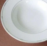Monique Lhuillier Charms Royal Doulton Rim Soup Bowl 8" Bone China England New. Fixed Price $22.50.