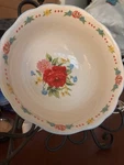 Retired Pioneer Woman Footed Sweet Rose 6" Cereal Bowl Floral Country Core (see). Fixed Price $39.95.
