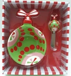 Mainstreet Collection Ceramics Christmas Ornament Dip Bowl With Spreader More. Fixed Price $19.99.