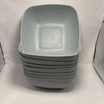 Set 8 Mainstays Soft Silver Square Plastic Cereal Bowl 45OZ Bpa-free. Fixed Price $20.99.
