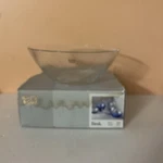 Kosta Boda Bruk Small Clear Serving Bowl Store Display Damaged Box. Fixed Price $28.99.