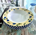 Set Of Pier 1 Palermo 8 3/4" Round Soup Cereal Bowls. Fixed Price $21.95.
