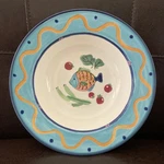 Studio Nova CA059 Ocean Collage Fruit/dessert Bowl 7 1/4 Malaysia. Fixed Price $8.99.