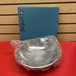 Nambe Alloy Metal Handled Serving Bowl 10 Silver By Neil Cohen. Fixed Price $65.99.