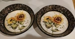 Large Pasta Bowls French Sunflower Set Of Certified International 9.25 Inch. Fixed Price $38.74.